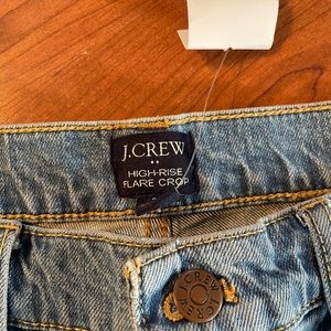NWT J Crew High Rise Crop Flare size 30